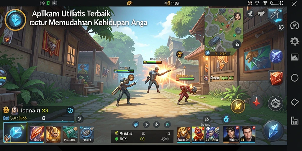Tangkapan layar utama 116X yang menunjukkan antarmuka aplikasi Utility.