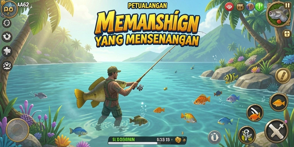 Tangkapan ikan yang megah dalam gameplay AA62 yang menarik.