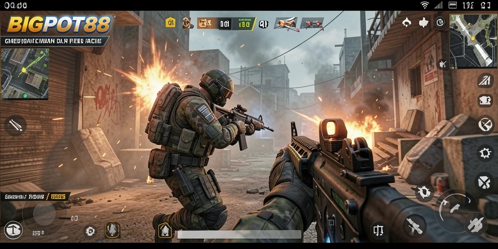 Tampilan gameplay menegangkan di BIGPOT88 dengan aksi luar biasa.
