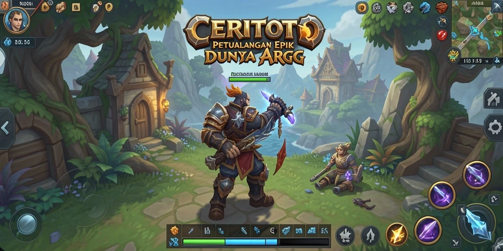 Gameplay menarik CERITOTO dalam dunia ARPG penuh petualangan.