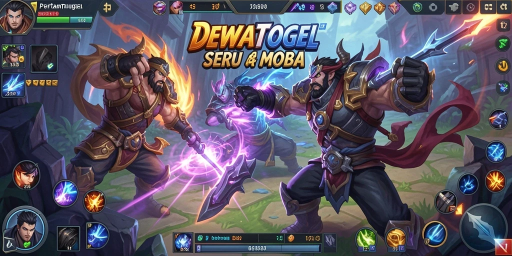Gameplay seru dengan pertarungan tim dalam DEWATOGEL.