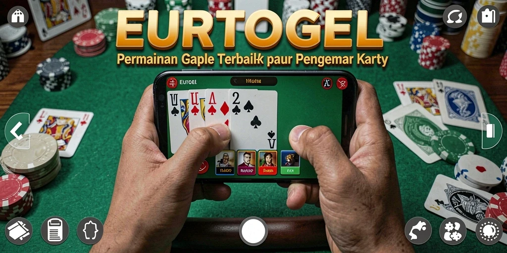 Screenshot gameplay seru dari EUROTOGEL dalam permainan Gaple.