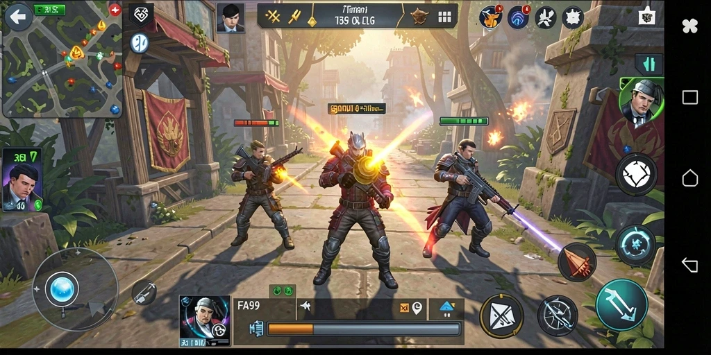 Gameplay menarik dalam <strong>FA99</strong> dengan strategi SLG yang mendalam.