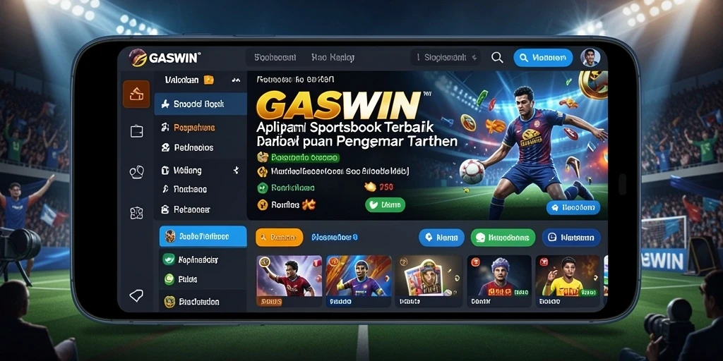 Tampilan gameplay GASWIN yang menarik dan interaktif dalam taruhan olahraga.