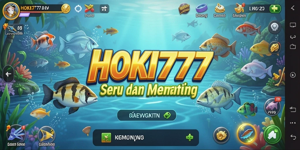 Screenshot HOKI777 menampilkan aksi memancing yang seru dan menantang.