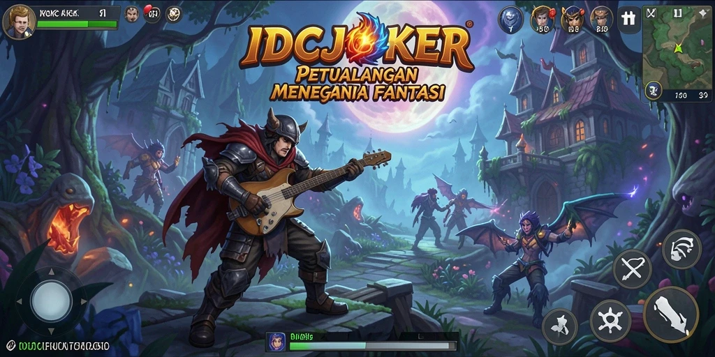 Tampilan gameplay mendebarkan di dunia petualangan IDCJOKER.