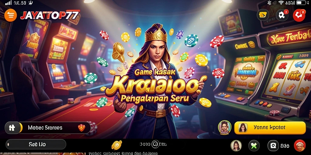 Screenshot JAYATOP77 menampilkan gameplay Kasino yang mendebarkan.