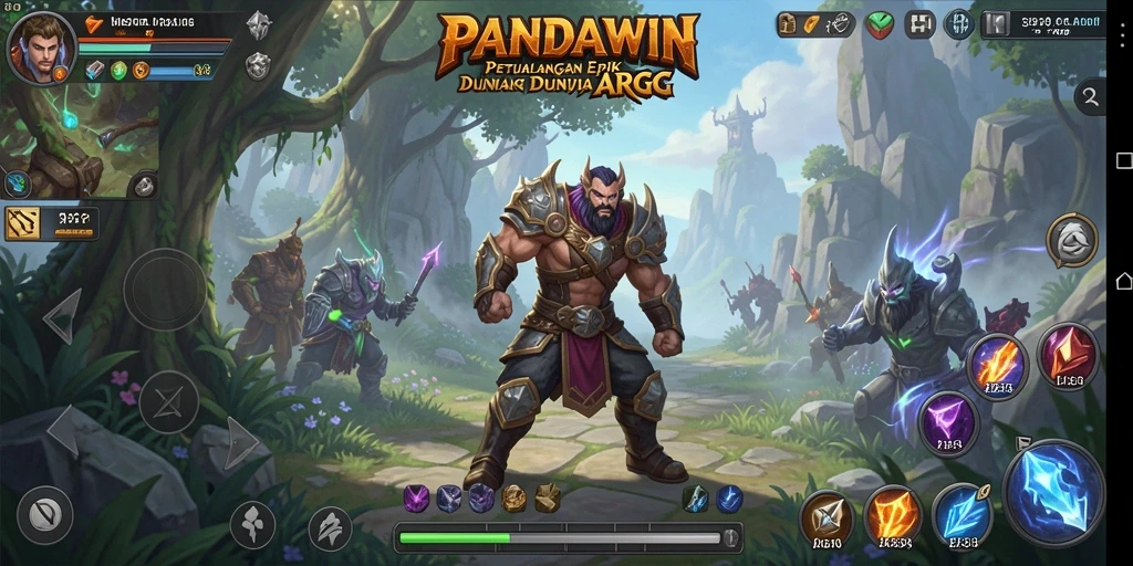 Tampilan gameplay ARPG dari PANDAWIN yang mendebarkan.
