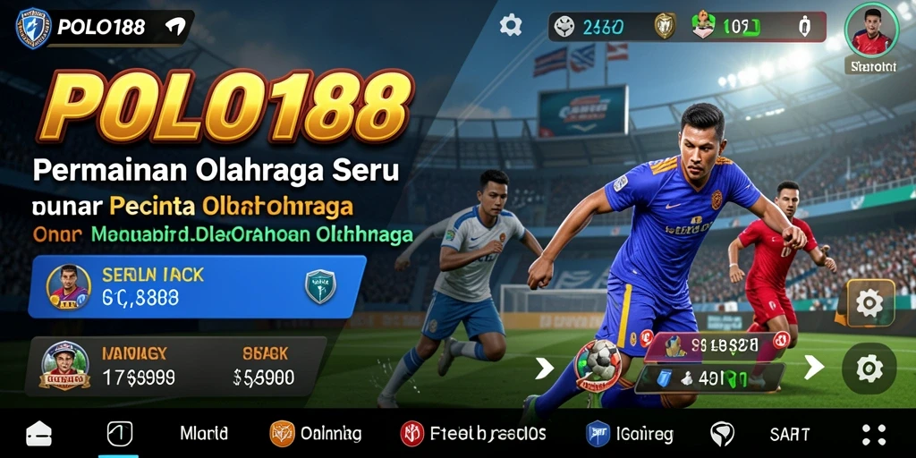 Screenshot gameplay POLO188 yang menampilkan aksi seru olahraga.