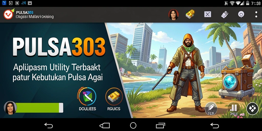 Screenshot PULSA303 menampilkan antarmuka pengguna yang sederhana dan menarik.