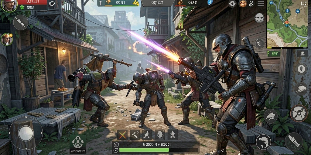 Tampilan gameplay QQ1221 yang menarik dan strategis.