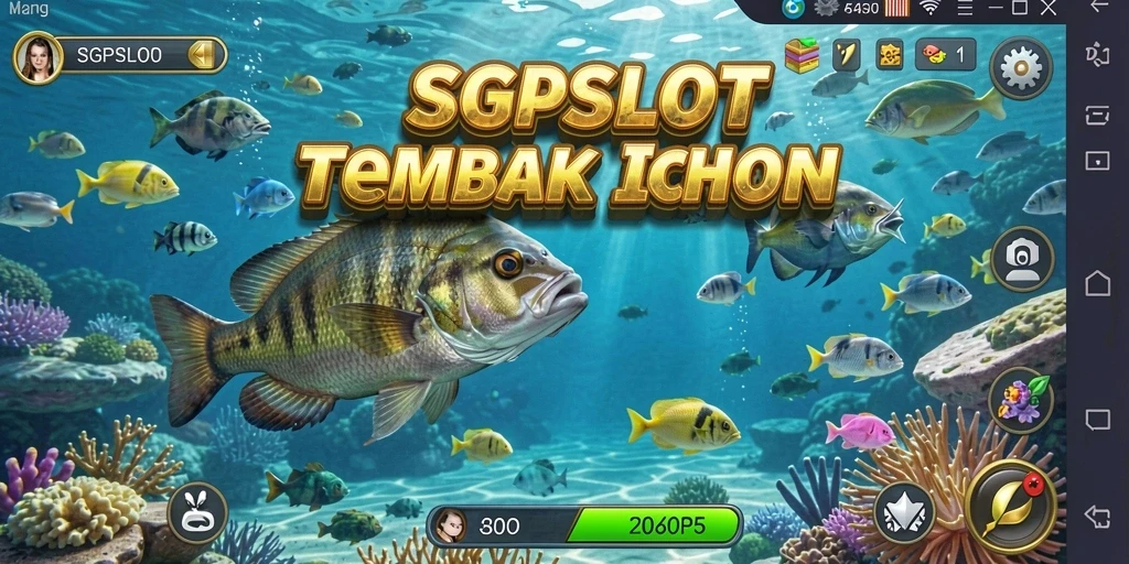 Screenshot gameplay SGPSLOT yang menampilkan aksi seru Tembak Ikan.