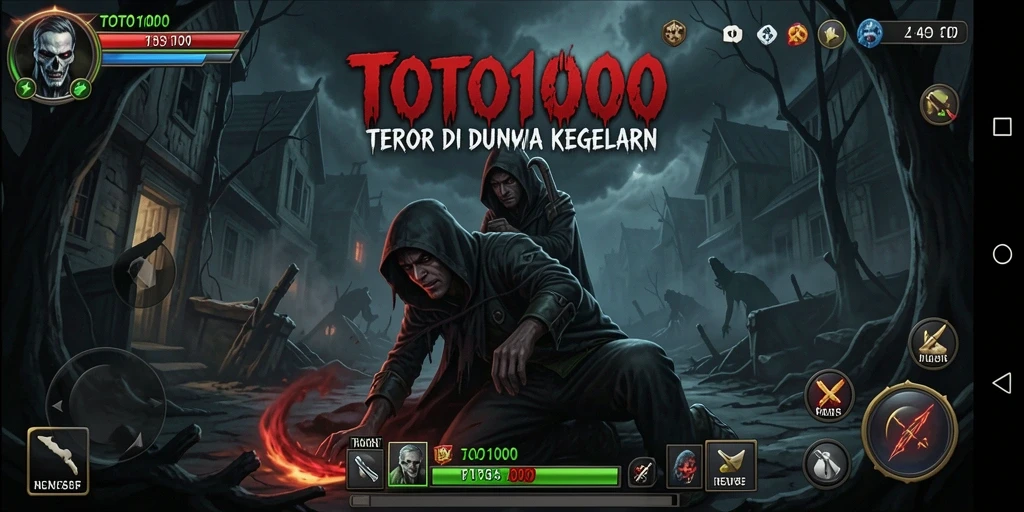 Menampilkan gameplay mencekam di dunia misterius TOTO1000.