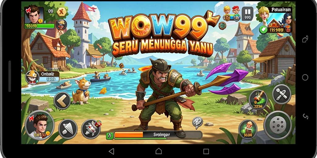 Gameplay seru dari WOW99 dengan berbagai petualangan menarik.