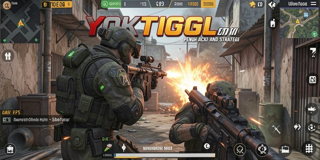 Gameplay seru YOKTOGEL dengan aksi tembak-menembak yang mendebarkan.